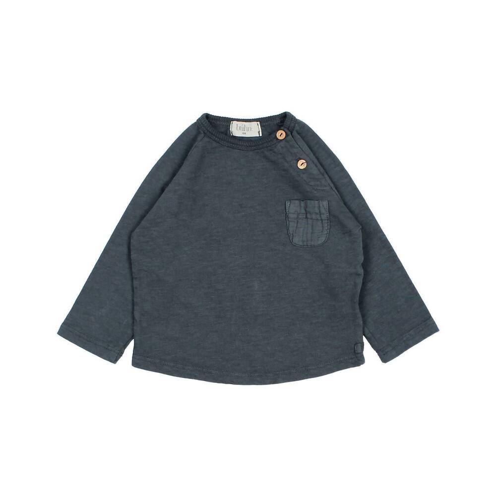 NEW BÚHO kid's pocket t-shirt top in midnight